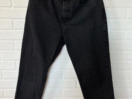 Black Denim Jeans Boyfriend Mng, Size 8 Online