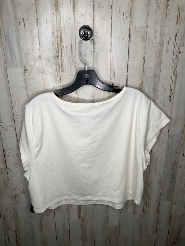 Beige Athletic Top Short Sleeve Old Navy, Size 1x Online Sale