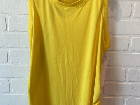 Yellow Top Sleeveless Simply Vera, Size Xl Supply