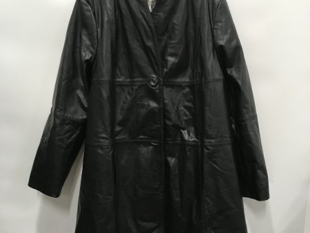 Black Jacket Leather Jessica London, Size 22 Cheap