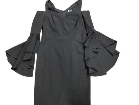 Black Dress Casual Midi Maggy London, Size 8 For Cheap