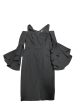 Black Dress Casual Midi Maggy London, Size 8 For Cheap