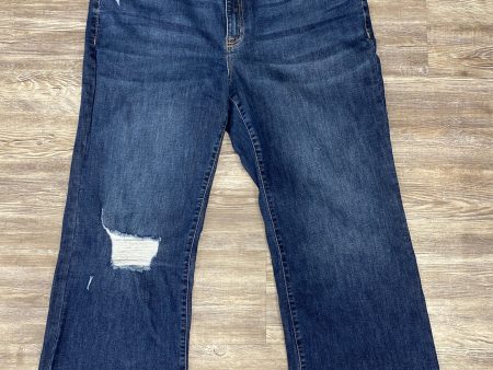 Blue Denim Jeans Boot Cut Lane Bryant, Size 22 PETITE Cheap