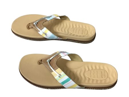 Tan Sandals Flip Flops Sperry, Size 10 Online Sale