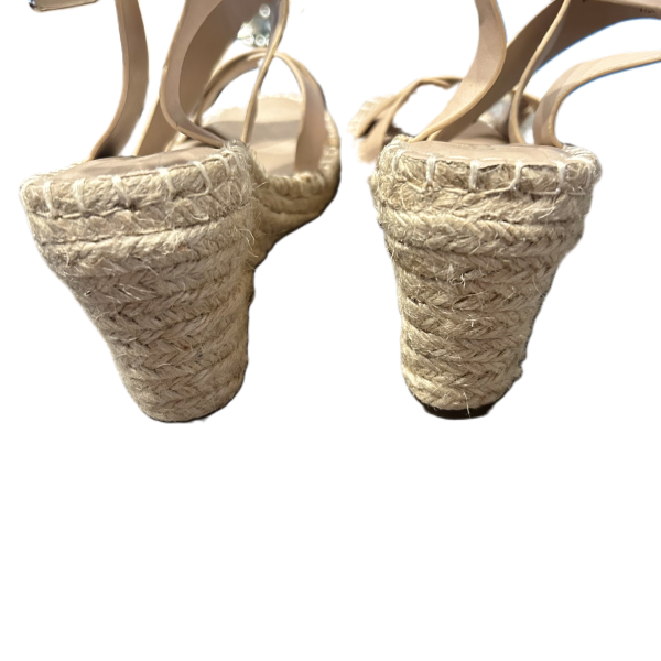 Beige Sandals Heels Wedge By Charles By Charles David, Size: 7.5 on Sale