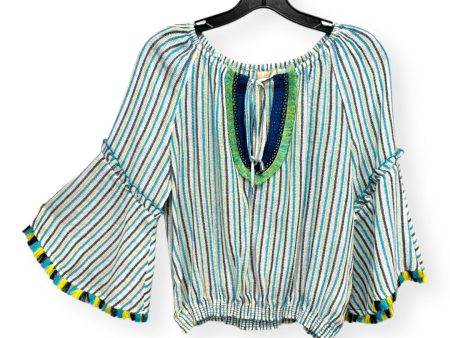 Andros Striped Top Designer Ramy Brook, Size S For Discount