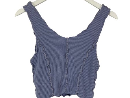 Purple Top Sleeveless Vestique, Size S Hot on Sale