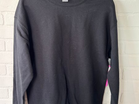 Black Sweatshirt Crewneck Gildan, Size M Discount