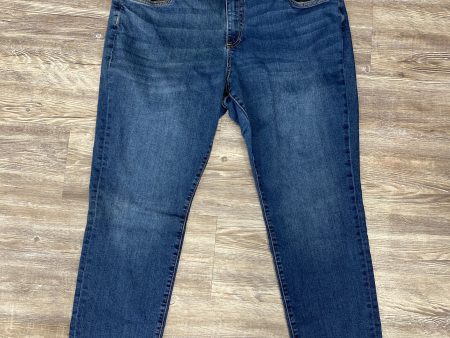 Blue Denim Jeans Boyfriend Kut, Size 20 For Sale