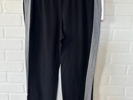 Black & Grey Pants Leggings Eileen Fisher, Size 4 For Sale