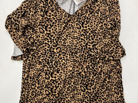 Animal Print Top 3 4 Sleeve Zenana Outfitters, Size S Supply