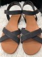 Black Sandals Flats Xappeal, Size 9 Hot on Sale