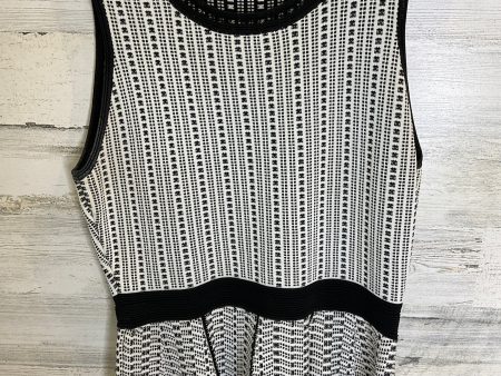 Black & White Top Sleeveless White House Black Market, Size S Fashion