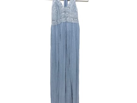 Blue Dress Casual Maxi Clothes Mentor, Size Xl Sale