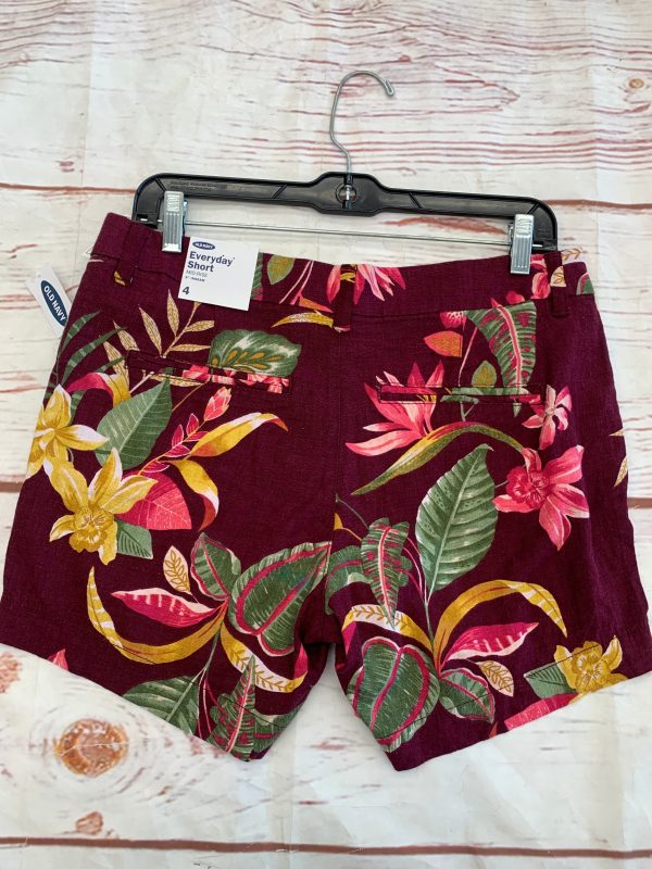 Maroon Shorts Old Navy, Size 4 Supply