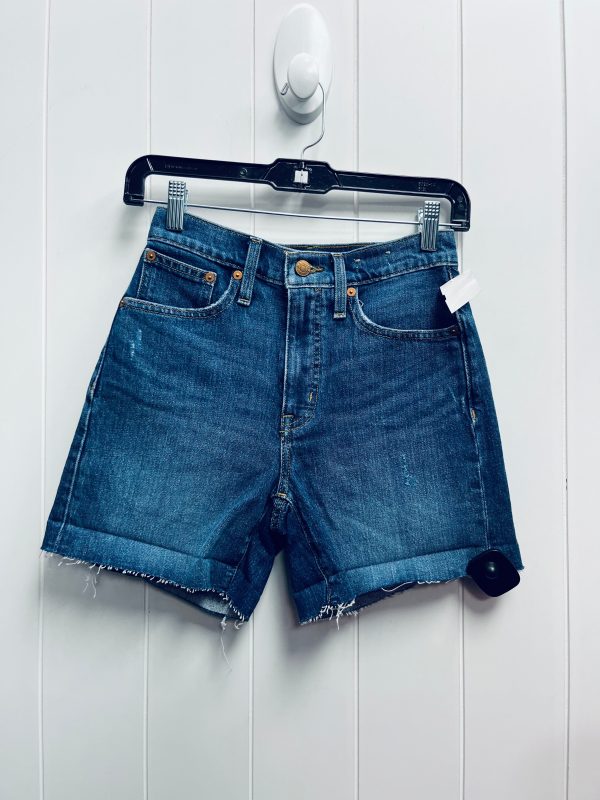 Blue Denim Shorts Madewell, Size Xxs Hot on Sale