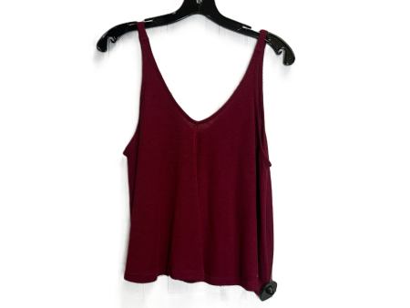 Red Top Sleeveless Basic By Free People, Size: Xs Online Hot Sale