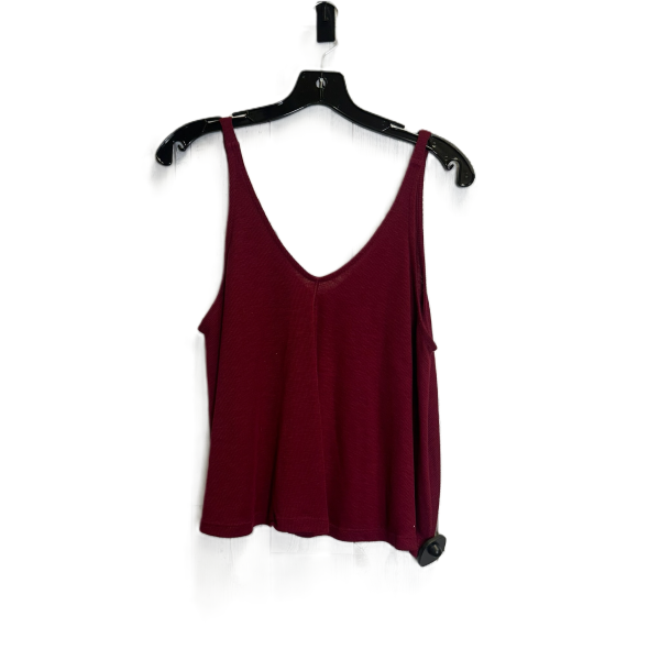 Red Top Sleeveless Basic By Free People, Size: Xs Online Hot Sale