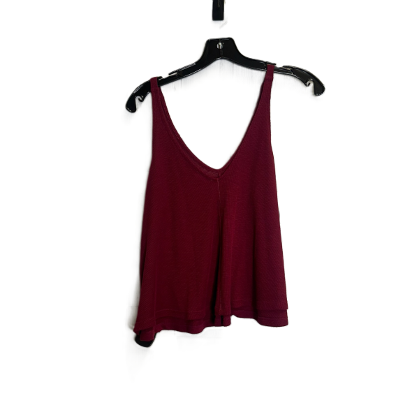 Red Top Sleeveless Basic By Free People, Size: Xs Online Hot Sale