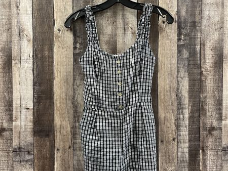 Black & White Romper Hollister, Size S Hot on Sale