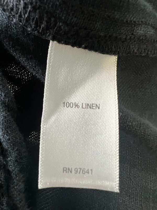 Black Pants Linen J Jill, Size 4x Sale