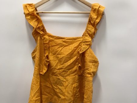 Yellow Top Sleeveless Lc Lauren Conrad, Size Xl Discount