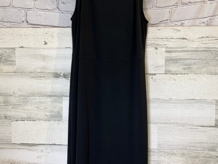 Black Dress Casual Midi Old Navy, Size M on Sale