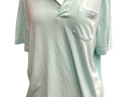 Aqua Top Short Sleeve Croft And Barrow, Size M For Discount