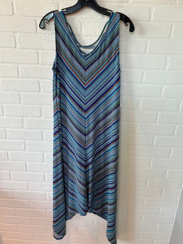 Blue Dress Casual Midi Apt 9, Size M on Sale