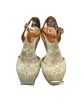 Beige Shoes Heels Wedge Coach, Size 8.5 Hot on Sale