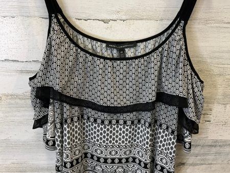 Black & White Top Sleeveless White House Black Market, Size Xs For Discount