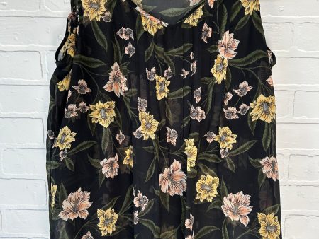 Black & Green Blouse Sleeveless Style And Company, Size M For Discount