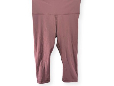 Align High-Rise Crop in Misty Mocha Lululemon, Size 6 on Sale