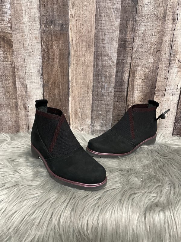 Black Boots Ankle Heels Munro, Size 7 For Discount