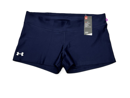 Navy Athletic Shorts By Under Armour, Size: Xxl on Sale