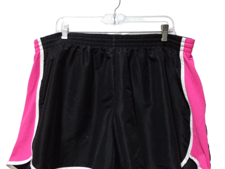 Black & Pink Athletic Shorts Danskin Now, Size 3x Cheap