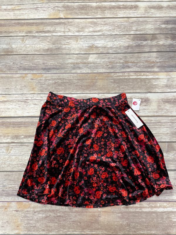 Black & Red Skirt Mini & Short Mi Ami, Size M Sale