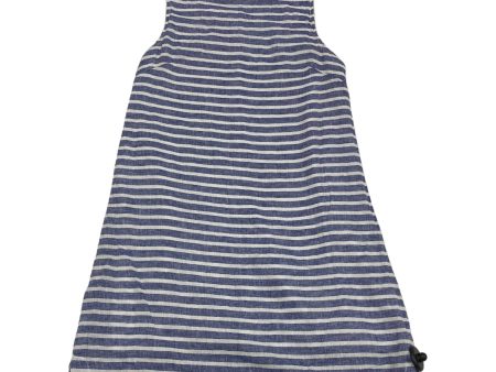 Blue & White Dress Casual Midi Beachlunchlounge, Size Xs Sale