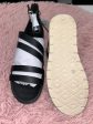 Black Sandals Flats Ana, Size 6 Online Sale