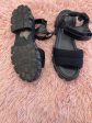 Black Sandals Flats Forever 21, Size 10 For Sale