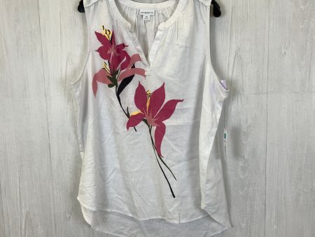 White Top Sleeveless Liz Claiborne, Size Xxl For Discount