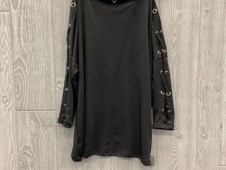 Black Top Long Sleeve Harve Bernard, Size M Hot on Sale