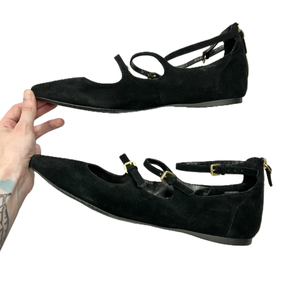 Black Shoes Flats By Crown Vintage, Size: 11 Hot on Sale