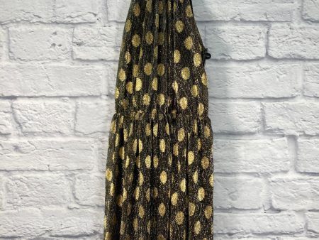 Black & Gold Dress Casual Short Sunday In Brooklyn, Size Xs For Discount