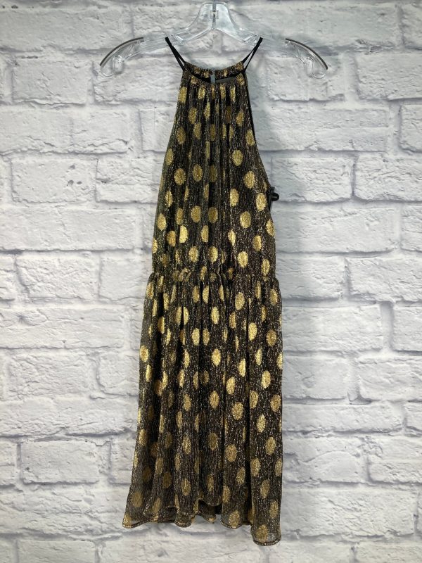 Black & Gold Dress Casual Short Sunday In Brooklyn, Size Xs For Discount