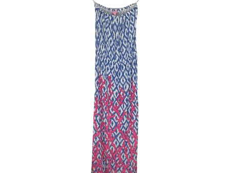 Blue & Pink Dress Designer Lilly Pulitzer, Size S Hot on Sale