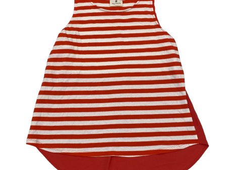 RED & WHITE TOP SLEEVELESS by CLOTHES MENTOR Size:XL Fashion