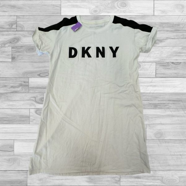 Black & White Dress Casual Short Dkny, Size L For Sale