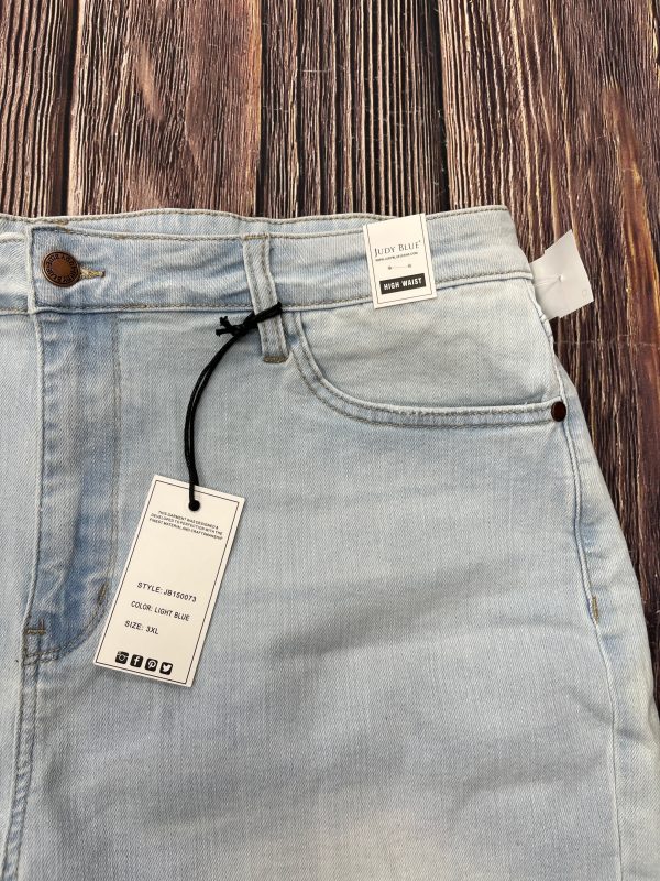 Blue Denim Shorts Judy Blue, Size 3x Hot on Sale