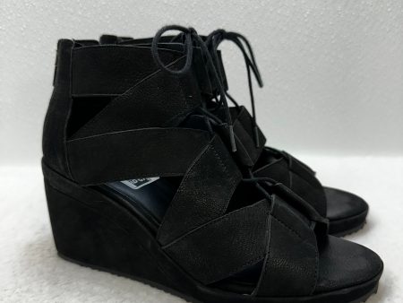 Black Shoes Heels Wedge Eileen Fisher, Size 7.5 Online now